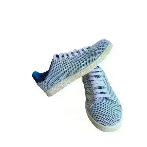 RARE🔥 Adidas Adicolor Stan Smith Blue & White Net‎ Sz 7 Men's - Picture 7 of 13